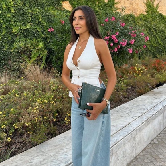 Zara OPEN BACK HALTER VEST - Picture 16 of 16